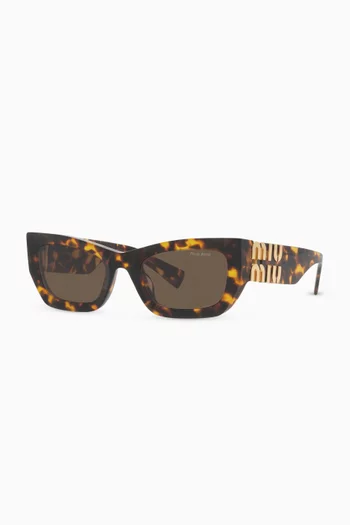 Rectangle Sunglasses in Acetate