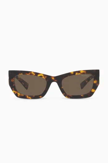 Rectangle Sunglasses in Acetate