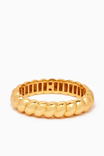 Vivana Bangle in 24kt Gold-plated Brass
