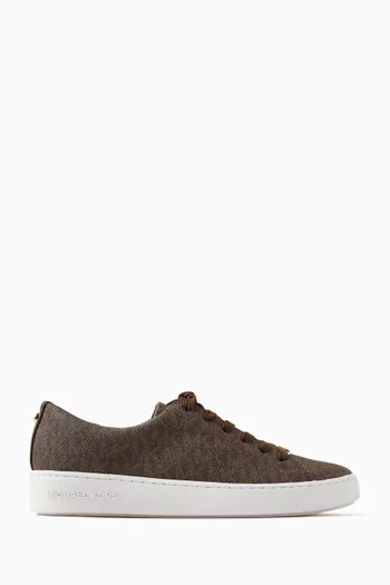 Keaton Logo Sneakers in Canvas