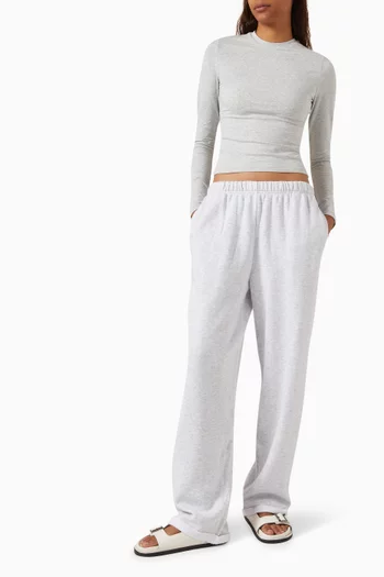Cotton Jersey Long Sleeve T-shirt