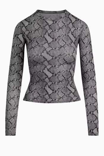 تي شيرت بأكمام طويلة فيتس إيفري بودي