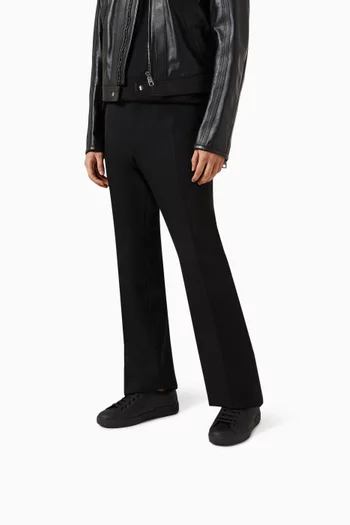 سنيكرز أسفل الكاحل جلد