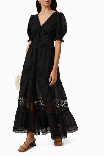 Clemence Maxi Dress in Cotton