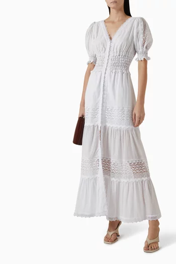 Clemence Maxi Dress in Cotton