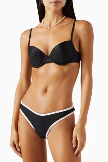 The 90's Duo Bikini Briefs in Stretch Nylon