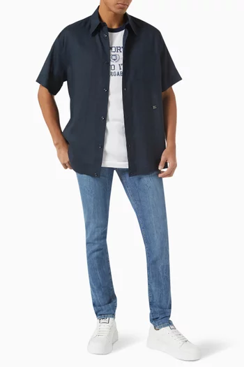 Short Sleeve Shirt in Linen