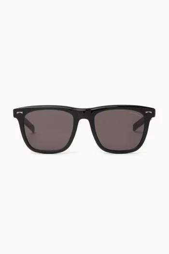 Square Frame Sunglasses in Acetate