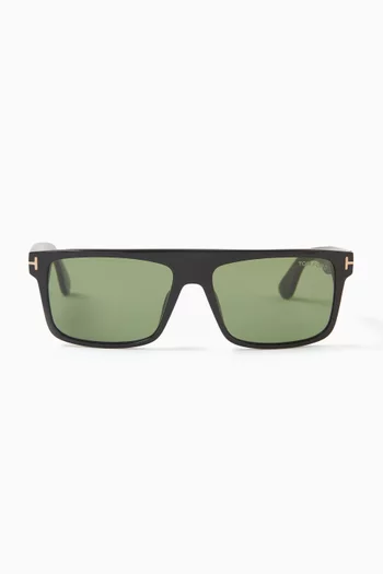D-frame Sunglasses in Acetate