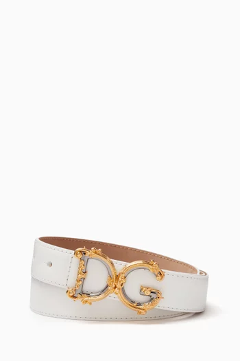 DG Barocco Belt in Leather, 25mm