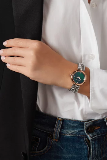 Idylle Perle Rose Gold-plated Stainless Steel Watch, 31mm