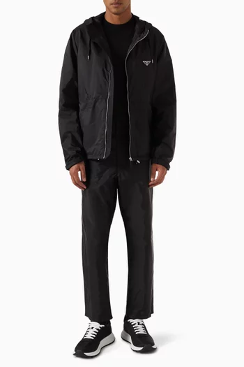Logo Jacket in Re-Nylon