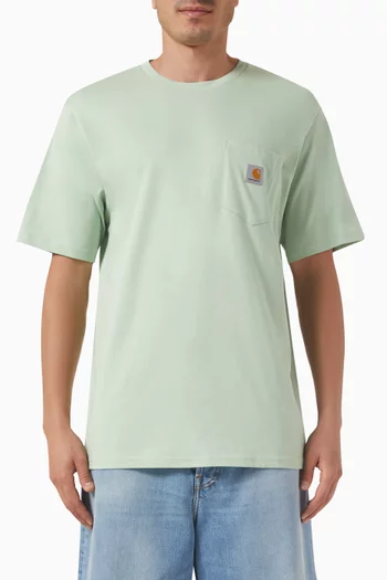 Logo Patch Pocket T-shirt in Cotton-jersey