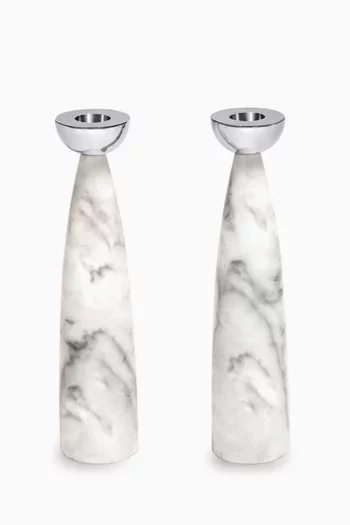 Coluna Candle Holders, Set of 2