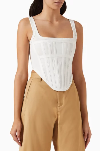 Corset Top in Cotton-jersey