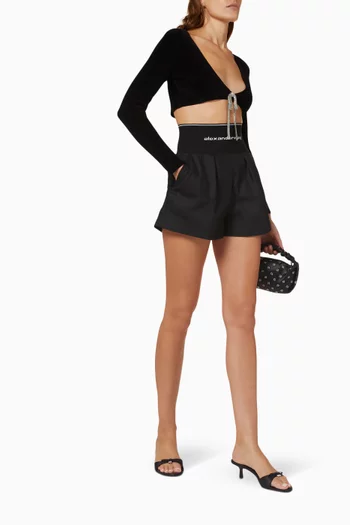 Safari Shorts in Cotton-blend Twill