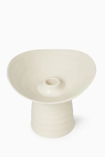 Dubai High-rise Candle Holder in Porcelain