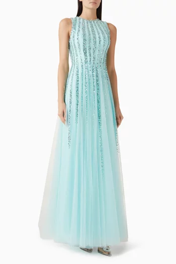 Sequin-embellished Gown