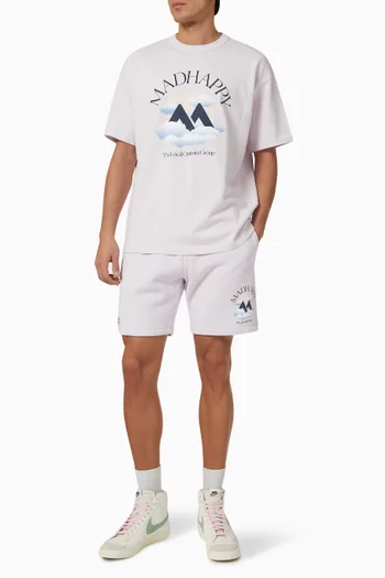 Outdoors Printed T-shirt in Heavy-jersey