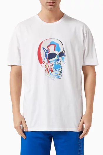 Skull T-shirt in Cotton Jersey