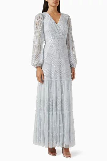Sequin-embellished Gown