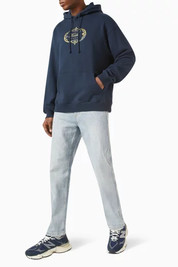 Dubai Script Logo Hoodie in Cotton Fleece