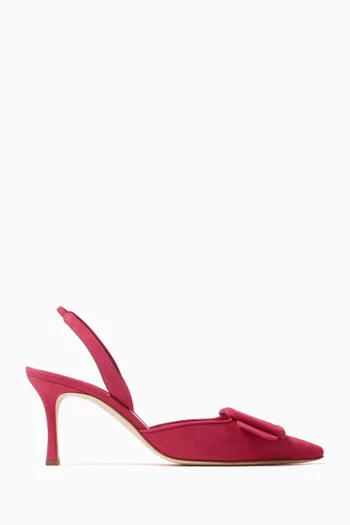 Maysli 70 Slingback Pumps in Suede