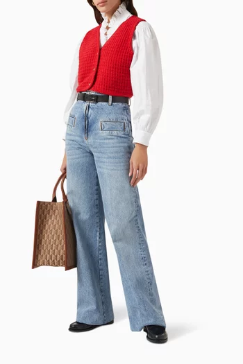 Oslo High-rise Jeans in Denim
