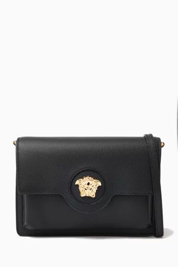 Mini Medusa Crossbody Bag in Leather
