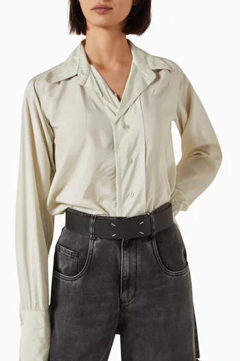 Four Stitches Belt in Leather