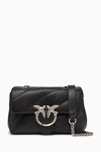Mini Love Puff Crossbody Bag in Nappa Leather