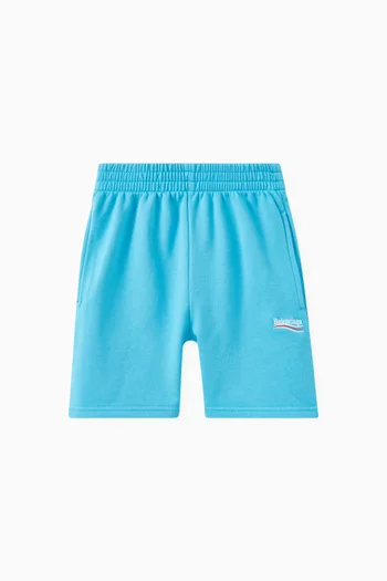 Political Campaign Jogging Shorts in Cotton Jersey