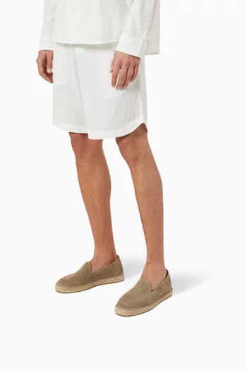 Logo Espadrilles in Suede