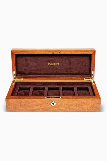 Burr Heritage Watch Collector Box in Wood