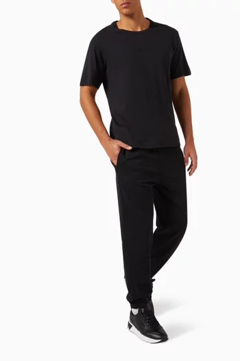 Logo Gym T-shirt in Cotton Blend Jersey