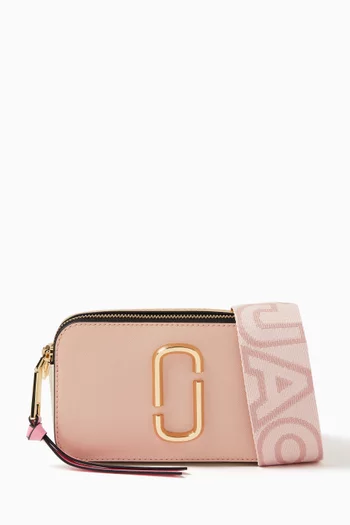 Small Snapshot Camera Crossbody Bag in Leather