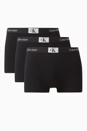 Trunks in Cotton Jersey, Set of 3