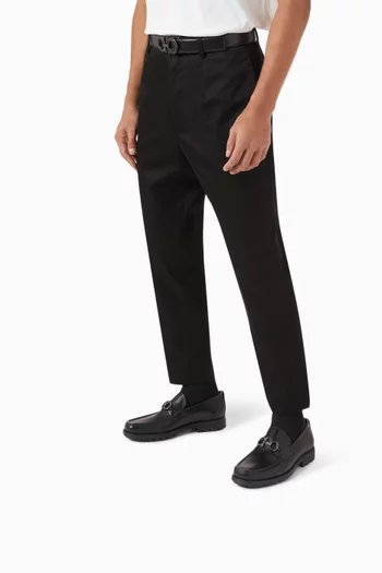 David Gancini Ornament Moccasins in Calf Leather