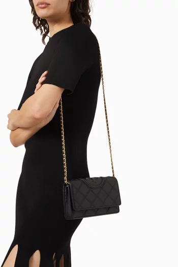 Fleming Soft Chain Wallet in Leather