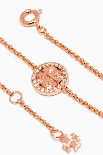 Miller Pavé Chain Bracelet in 18kt Gold-plated Metal