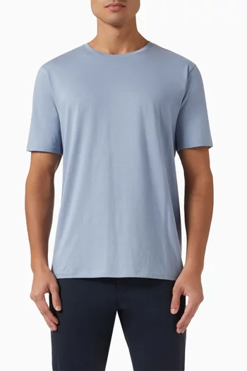 Crewneck T-shirt in Pima Cotton