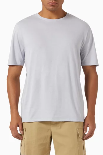 Crewneck T-shirt in Pima Cotton