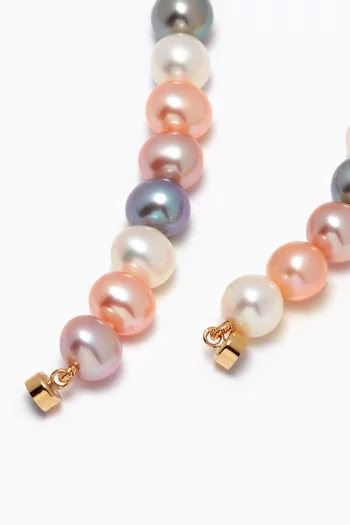 سوار كيكو مرصع بلؤلؤ ذهب عيار 18‏