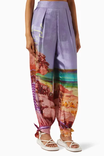 Tama Harem Pants in Silk