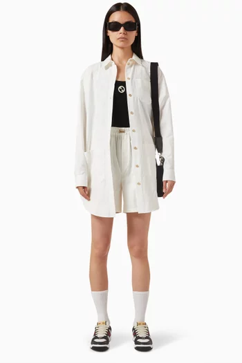 Relaxed-fit Shirt in Cotton-poplin