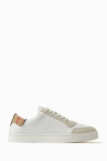Robin Logo Low-top Sneakers in Leather