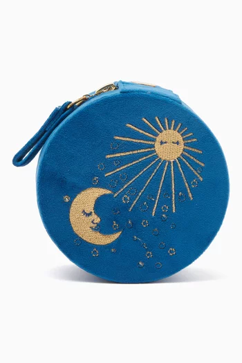 You Are The Sun To My Moon Jewellery Box in Velvet