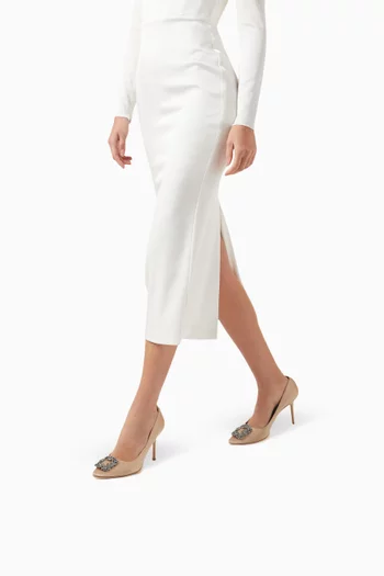Hangisi Pumps in Satin