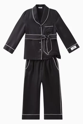 Pyjama Top in Silk Twill