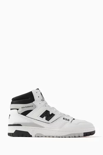 BB650 High-top Sneakers in Leather